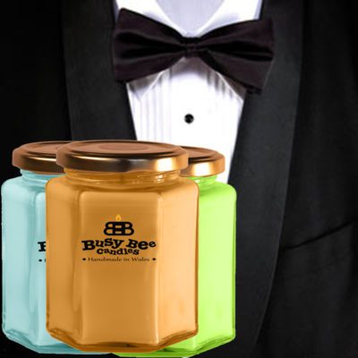 Secret Agent Large Candle