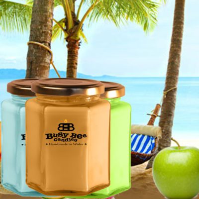 Beach Bum Large Candle