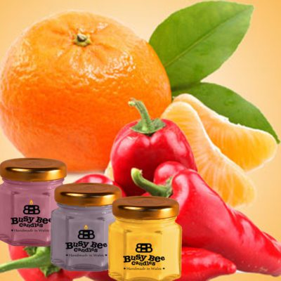 Hot Orange Mini Me Candle