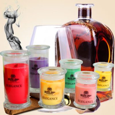 Cognac And Cubans Small Elegance Scented Candle