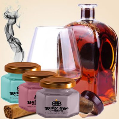 Cognac And Cubans Small Scented Candle
