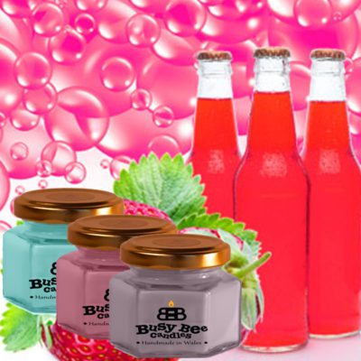 Strawberry Pop Small Scented Candle
