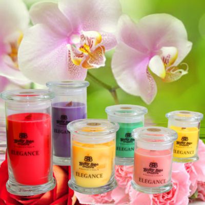 April Showers Medium Elegance Candle