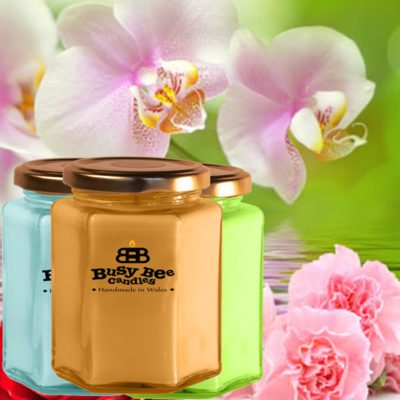 April Showers Large Candle