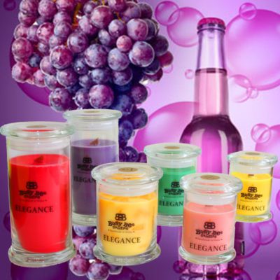 Grape Bubbles Small Elegance Scented Candle