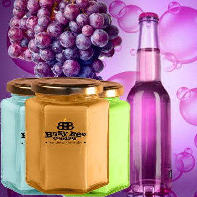 Grape Bubbles Large Scented Candle