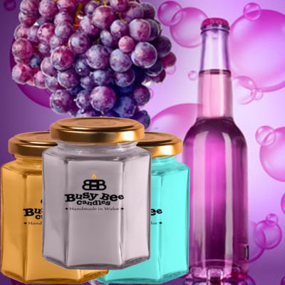 Grape Bubbles Medium Scented Candle