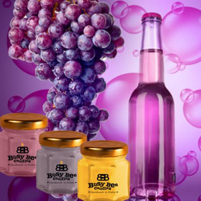Grape Bubbles Mini Me Scented Candle