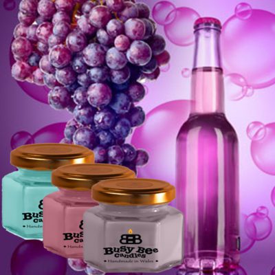 Grape Bubbles Small Scented Candle