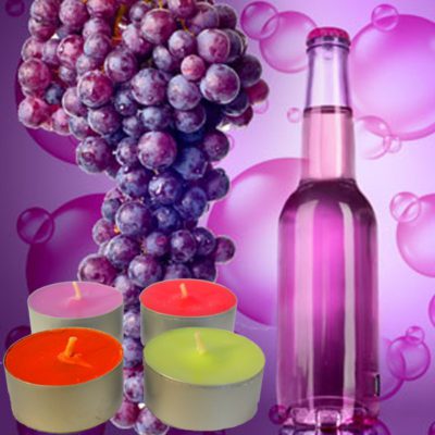 Grape Bubbles Tea Light Scented Candles