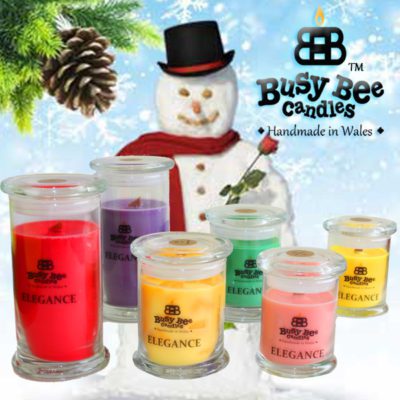 Snow Balls Medium Elegance Candle