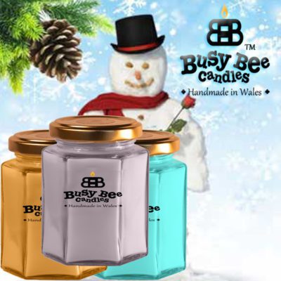 Snow Balls Medium Candle