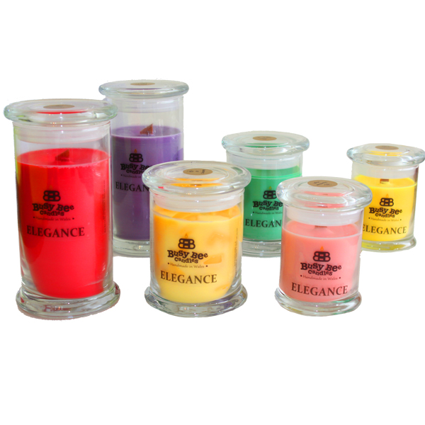 Midnight Peppermint Elegance Candles